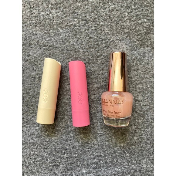 Other - New eos Natural & Organic Lip Balm Stick‎ -2 pk and Coat of Paint set by Mann